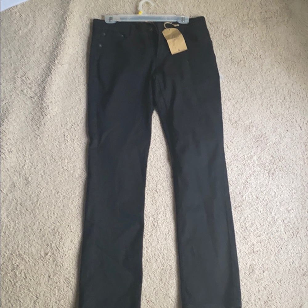 Black Straight Denim